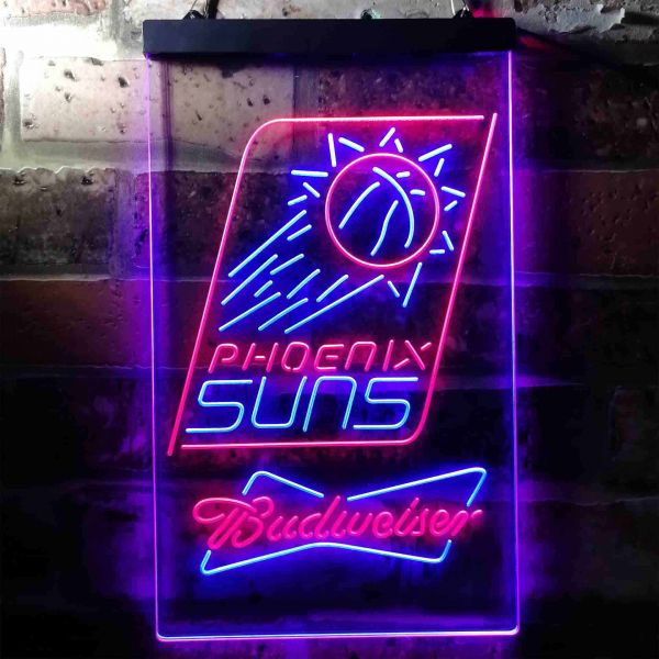 Phoenix Suns Budweiser Neon Dual LED Sign